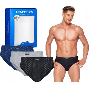 Slipy HENDERSON SLIPY PÁNSKÉ SLIPY 1446-K574 BAVLNA XXL