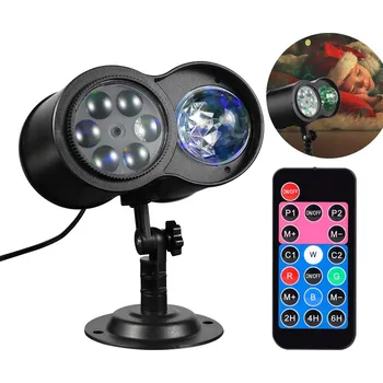 Obraz LED LASEROVÝ PROJEKTOR PRO DOMÁCNOST, NÁSTĚNNÝ, 14 DIALOKŮ S OVLADAČEM IP44