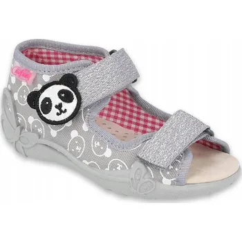 Chlapecké sandály Befado dětské sandály textilní šedé velikost 23