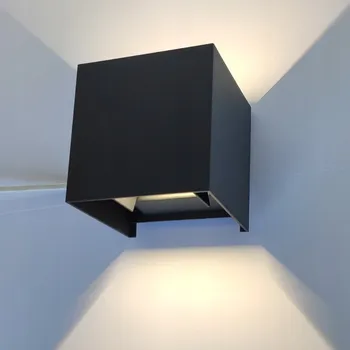 Nástěnné svítidlo LED nástěnné svítidlo nahoru a dolů 12W 85-265V 1000LM 10X10X10CM SADA 4KS