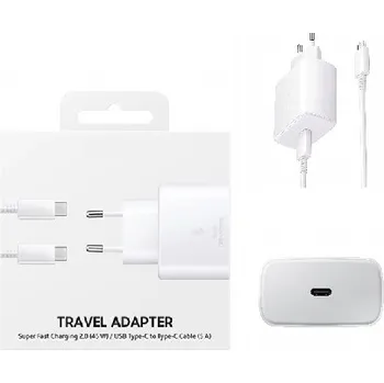 Síťová nabíječka Denmen 45W USB-C bílá