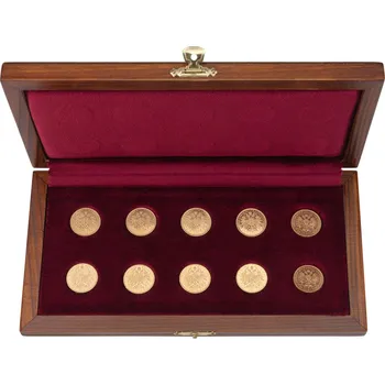 Sada 10 zlatých rakouských Desetikorun Františka Josefa I. 33,87 g