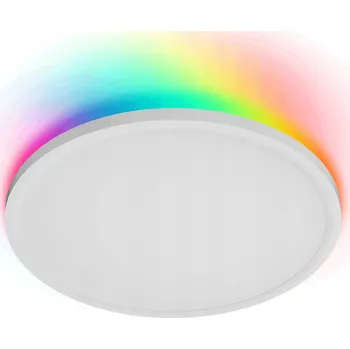 Stropní Svítidlo kulatý s RGB páskou ovládaný dálkovým ovládáním LED 36W, proměnlivá barva 40 cm