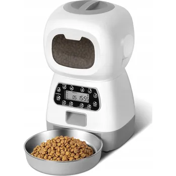 Vrták Automatický dávkovač krmiva Mukkela, plastový, 3500 ml