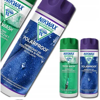 Vrták Čisticí prostředek Nikwax TWIN TECH & POLAR PROOF 300 ml