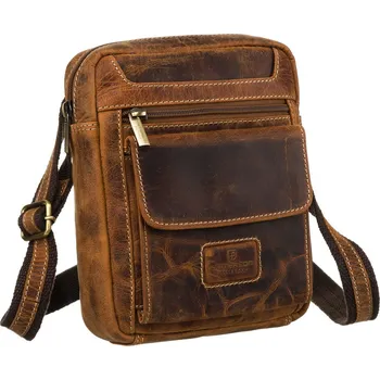 Malá pánská taška přes rameno z přírodní kůže