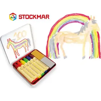 Pastelka Voskové PASTELKY 8ks DUHA, Stockmar-100