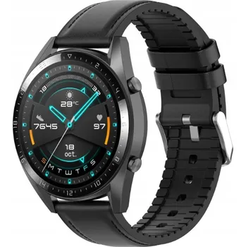 Řemínek na hodinky Řemínek Zaxer pro Huawei 22mm hnědý