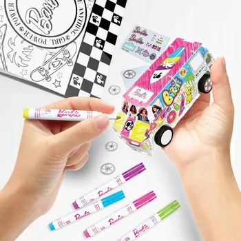 Obraz Barbie VAN - kreativní sada s fixami