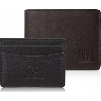 Peněženka Paolo Peruzzi pánská peněženka z hnědé lícové kůže - muž