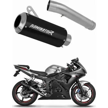 Výfuk pro motocykl YZF R6 2003 - 2005 výfuk tlumič GP BLACK DOMINATOR