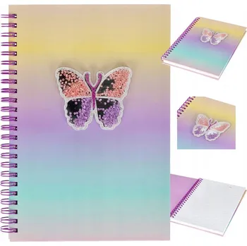 Spirálový Notes A5 Motýl STARPAK 482206
