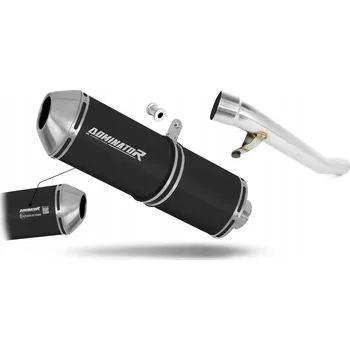 Výfuk pro motocykl GSX 1200 INAZUMA 1999 - 2000 Homologovaný výfuk tlumič OVR BLACK DOMINATOR