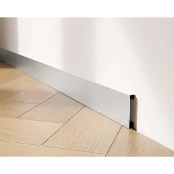 soklová lišta Lišta Szklane Mozaiki nerezová ocel 12 x 60, délka 270 cm, stříbrná