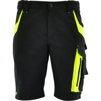 Pracovní obuv Pracovní kraťasy Sara krátké kalhoty NEOFLEX černo/zelené vel. M