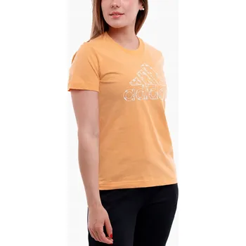 Dámské oblečení Dámské sportovní tričko Adidas s květinovým potiskem vel S