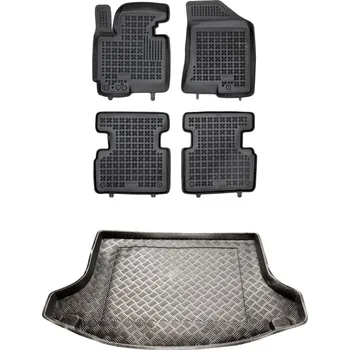 autokoberec Sada koberců a rohožka do zavazadlového prostoru pro Kia SPORTAGE III 2010-20