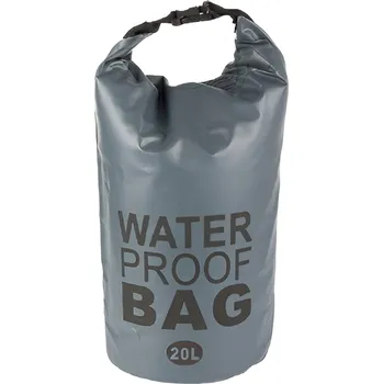 Vodácký pytel Verk 01878 Vodotěsný vak 20L šedý