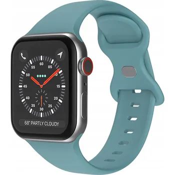 Řemínek na hodinky Silikonový Řemínek LEVCORP pro Apple Watch 38/40/41 - Motýl Kaktus