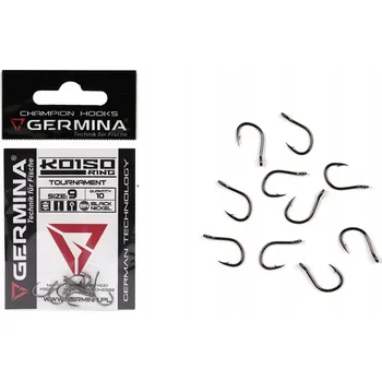 Rybářský háček Germina - Háčky Koiso Ring BN 10ks - vel. 4