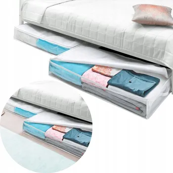 Úložný box LIVARNO home Textilní organizér pod postel, 2 kusy 95 x 48 x 14 cm