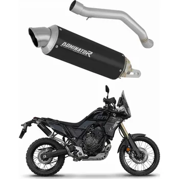 Výfuk pro motocykl Tenere 700 2021 - 2024 Výfuk Hi Level tlumič GPF BLACK DOMINATOR