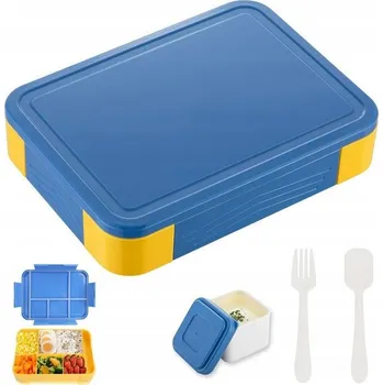 Svačinový box 1330ML dětský box na oběd s nádobkou na omáčku, piknikový krabička na svačinu