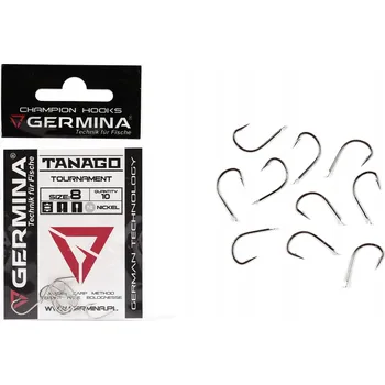 Rybářský háček Háčky Germina TANGO na dno a plovoucí Háčky , nikl, 10 ks