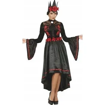 Karnevalový kostým KOSTÝM TEMNÁ KRÁLOVNA ČERNÁ DÁMA VLÁDKYNĚ M