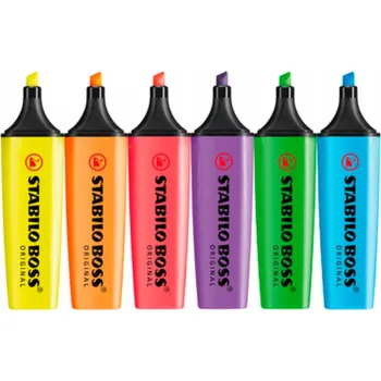 FIXY Stabilo 6 barev, kancelářské