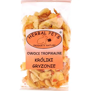 Krmivo pro hlodavce Tropické ovoce - přírodní pochoutka pro králíky a hlodavce 75g