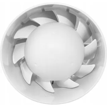 Domácí ventilátor KOUPELNOVÝ KANÁLOVÝ VENTILÁTOR S MONTÁŽNÍ PATKOU TICHÝ Fi 150 IPX4