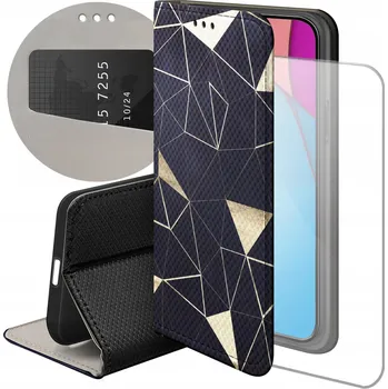 Pouzdro na mobilní telefon Flipové pouzdro Hello Case pro Apple iPhone 13 zlaté