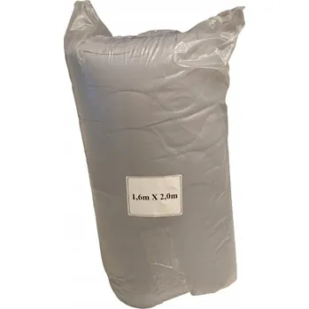 přikrývka Antialergická přikrývka 160x200 šedá Karo prošívaná