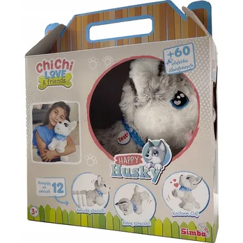 plyšák INTERAKTIVNÍ PEJSEK HUSKY CHI CHI LOVE PLYŠÁK