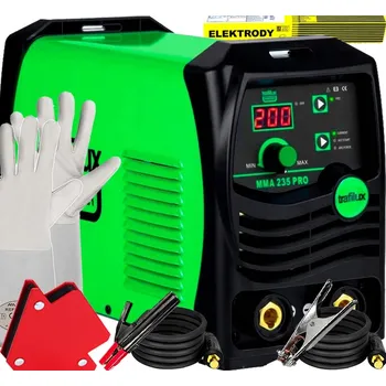 Svářečka INVERTOROVÁ MMA SVAŘEČKA ELEKTRODOVÁ TRAFILUX MMA 235 PRO 230V 200A VRD