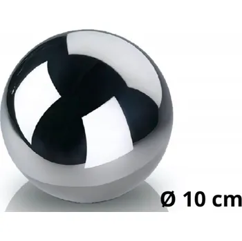 Obraz OCELOVÁ KOULE zrcadlová 10 cm nerezová ocel do zahrady, domu, na výlohu