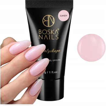 Lak na nehty Boska Nails Akrylový Gel Polyshape 30g Odstín Candy Pro Dual Formy