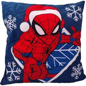 Dekorativní polštářek Carbotex Dekorační polštářek Vánoční Spiderman 40 x 40 cm