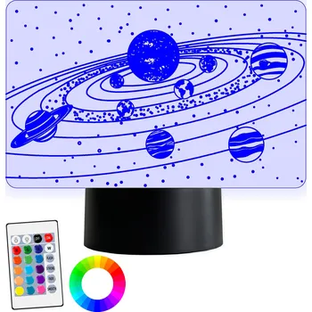 IP kamera Noční lampa Diamond3DLamp vícebarevná