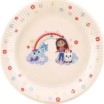 Talíř Papírové talíře Gábinin kouzelný domek 23 cm 6 ks