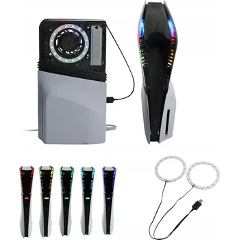 Hra pro PlayStation LED podsvícení pro konzole PS5/Slim/Pro - 12 efektů, ovládání zvukem