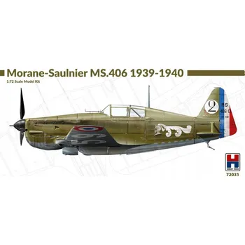 Plastikový model Model letadla Hobby 2000 Morane-Saulnier MS.406 1939-1940