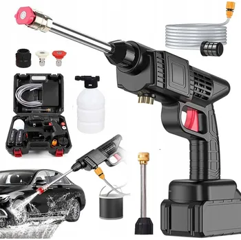 Akumulátorová tlaková myčka 48 V, 30 bar, 400 W, 2 akumulátory, 5 m