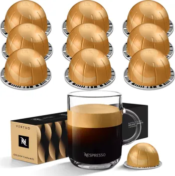 Nespresso Vertuo Golden Caramel kapsle 10 ks
