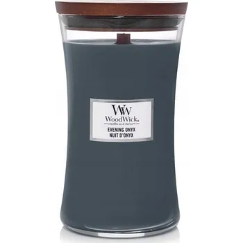 Svíčka Sójová vonná svíčka EVENING ONYX Woodwick 1 ks
