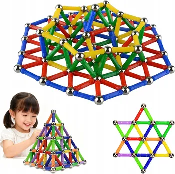 ostatní stavebnice STAVEBNICE STAVEBNICE, EDUKAČNÍ TYČINKY, 206 dílků