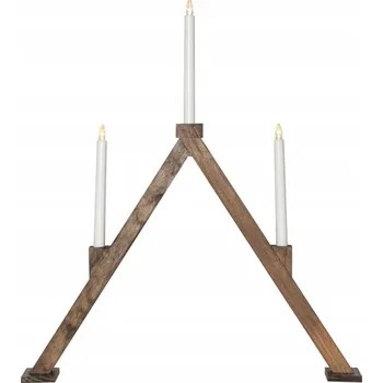 Svícen Dřevěný svícen Star Trading 64 cm