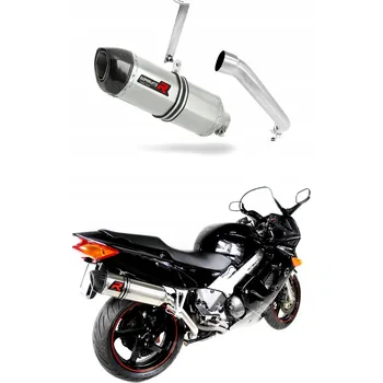 Výfuk pro motocykl VFR 800 Fi 98-01 Výfuk s vysokým vedením HI Level tlumič HP1 DOMINATOR
