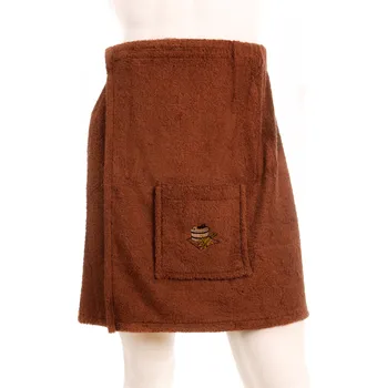 EVEI Kilt do sauny pánský 55x150 hnědý